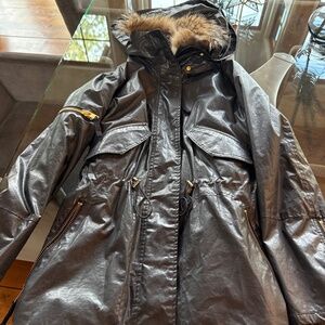 Sam wax and fur jacket